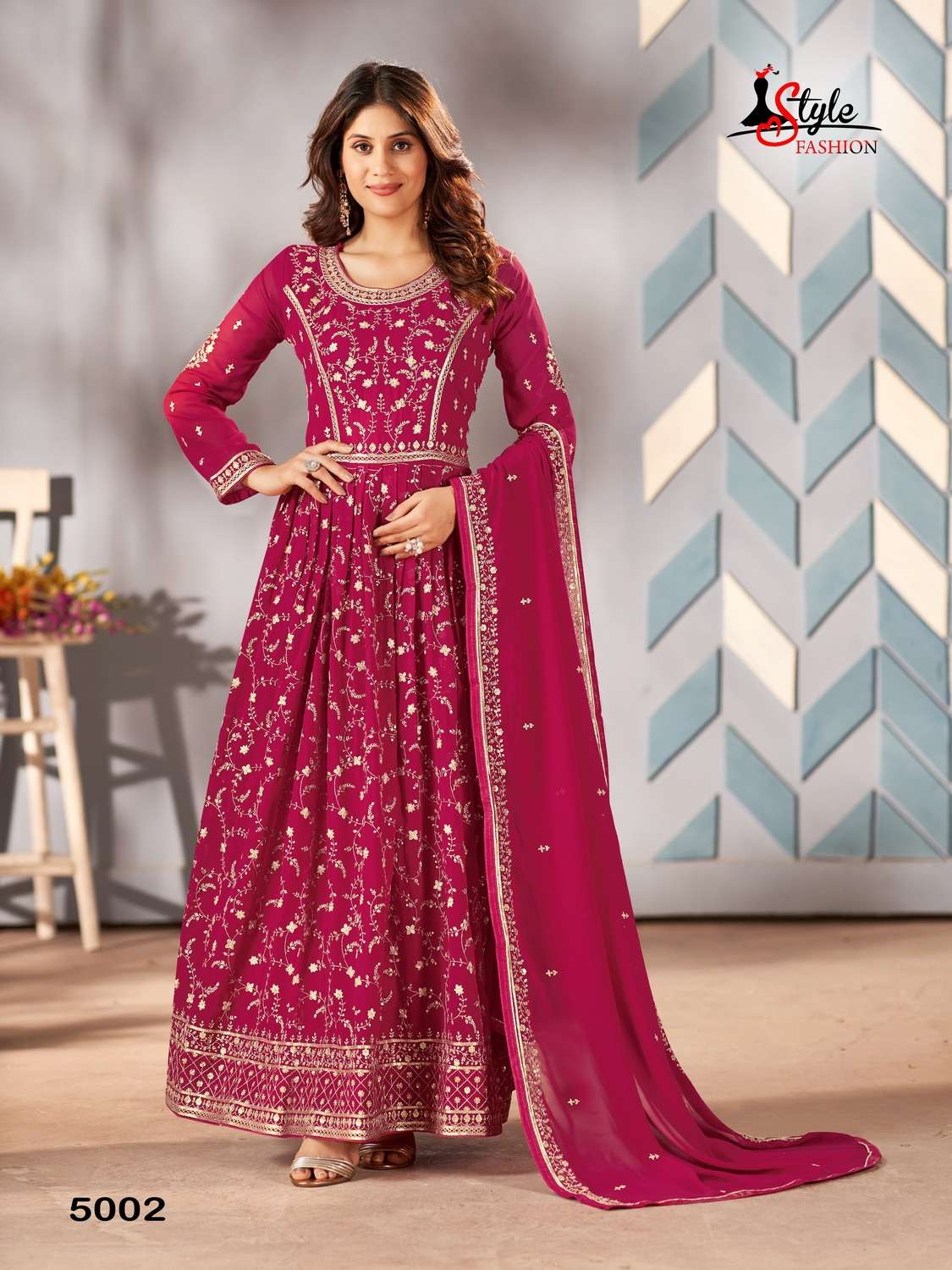 STYLE FASHION JEANCY VOL - 5 Salwar Kameez Wholesale catalog