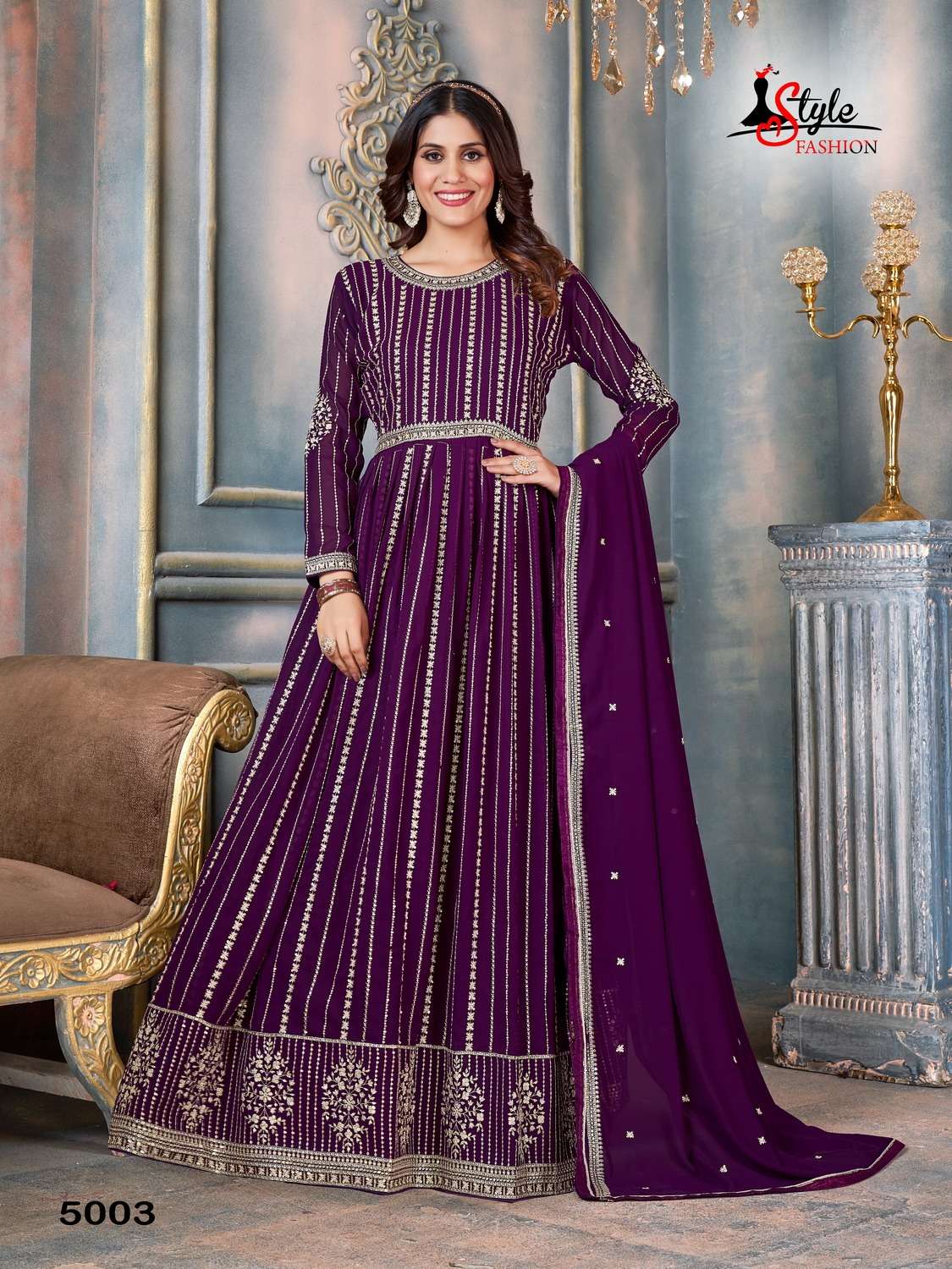 STYLE FASHION JEANCY VOL - 5 Salwar Kameez Wholesale catalog
