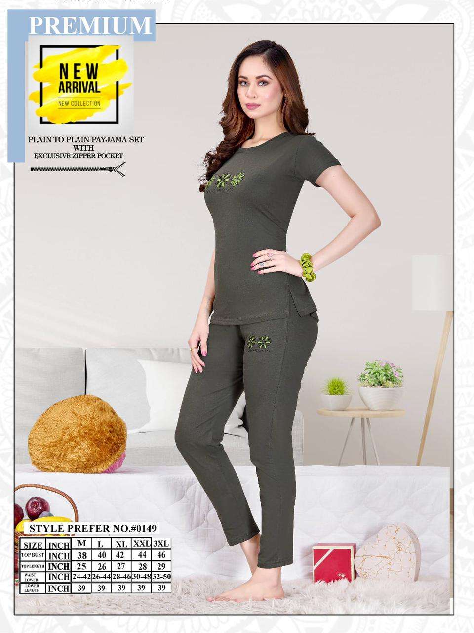 Summer Special Vol A0149 Cotton Night Suits Wholesale catalog