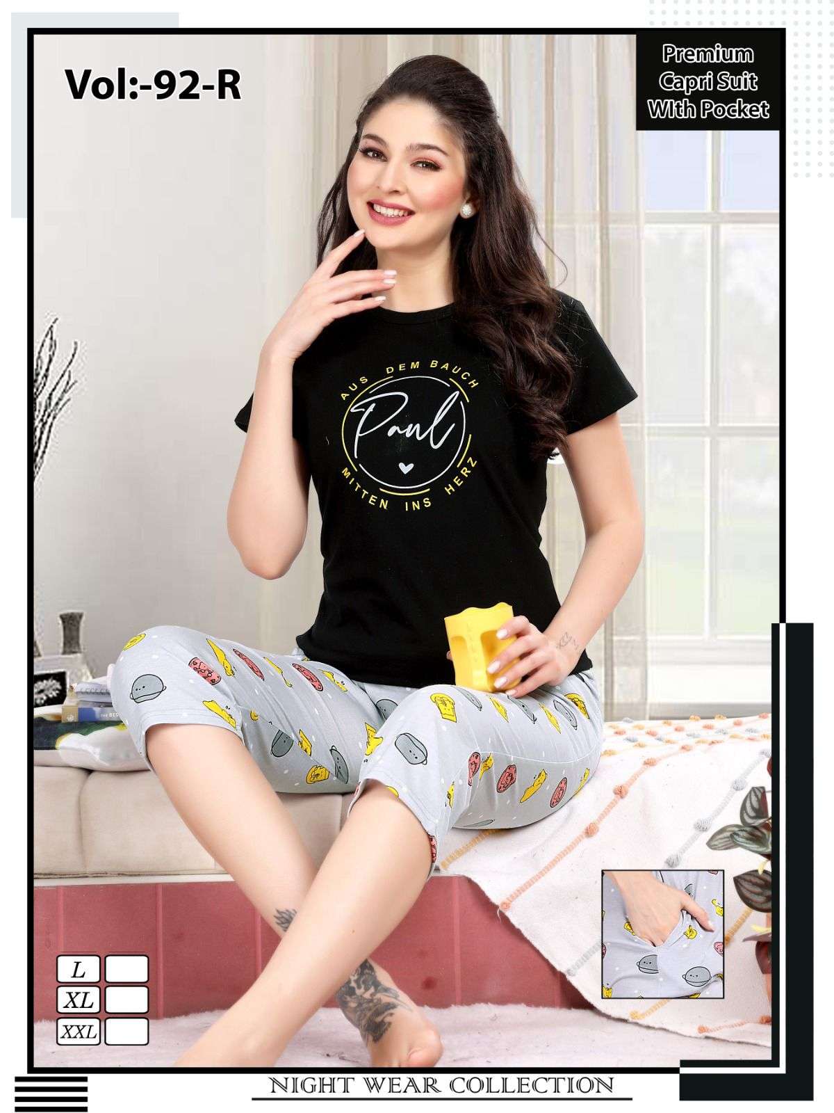 Summer Special Vol Jc 92 R Hosiery Cotton Night Suits Wholesale catalog
