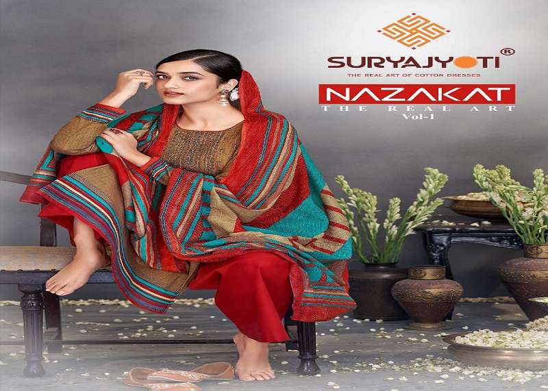 Suryajyoti Nazakat Vol-1 -Dress Material -Wholesale Catalog