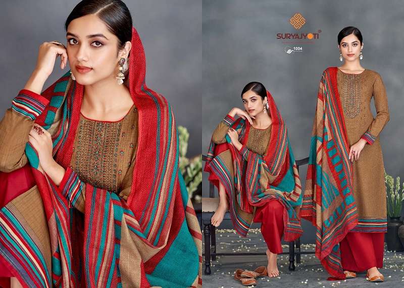 Suryajyoti Nazakat Vol-1 -Dress Material -Wholesale Catalog