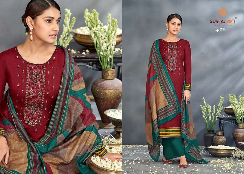 Suryajyoti Nazakat Vol-1 -Dress Material -Wholesale Catalog
