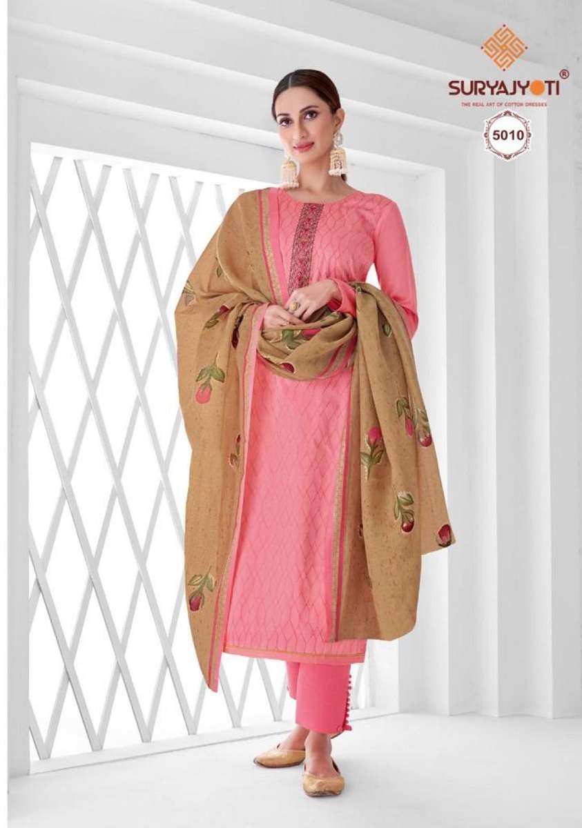 Suryajyoti Nushrat Vol-5 -Dress Material -Wholesale Catalog