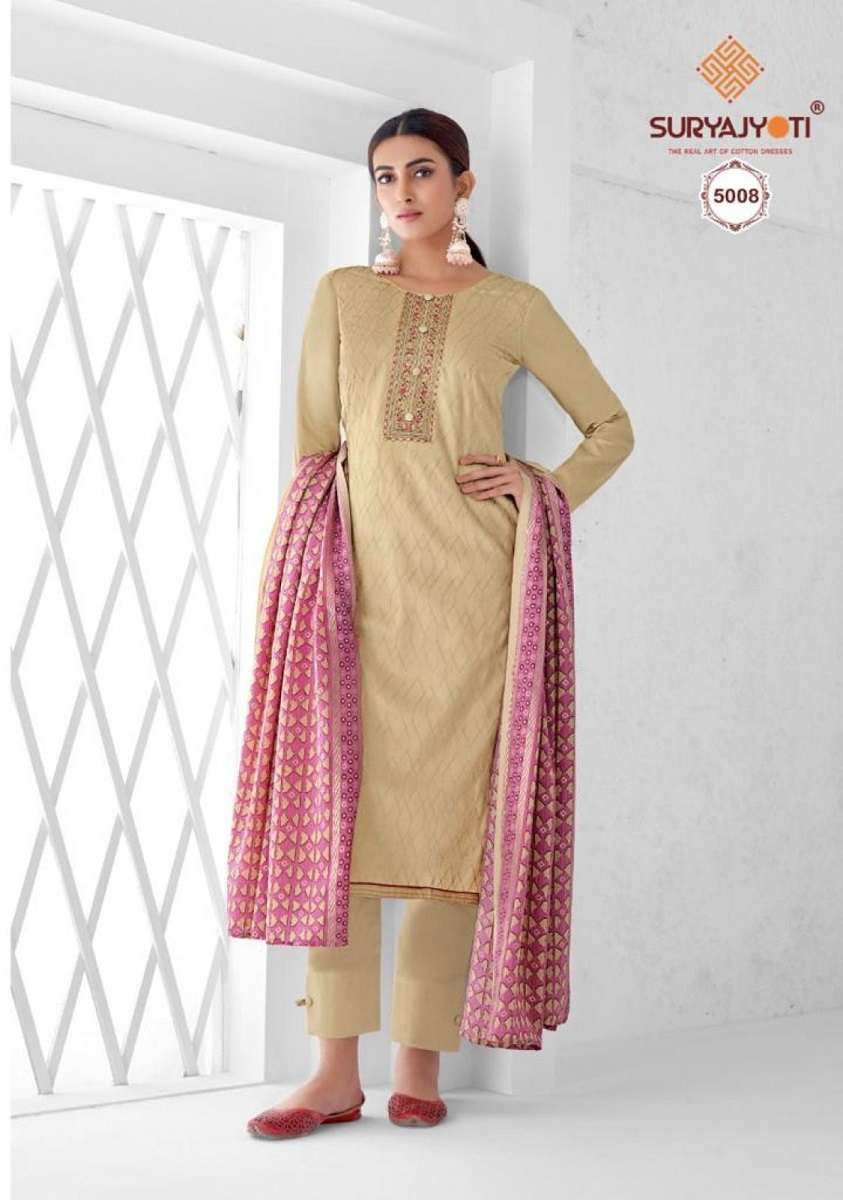 Suryajyoti Nushrat Vol-5 -Dress Material -Wholesale Catalog