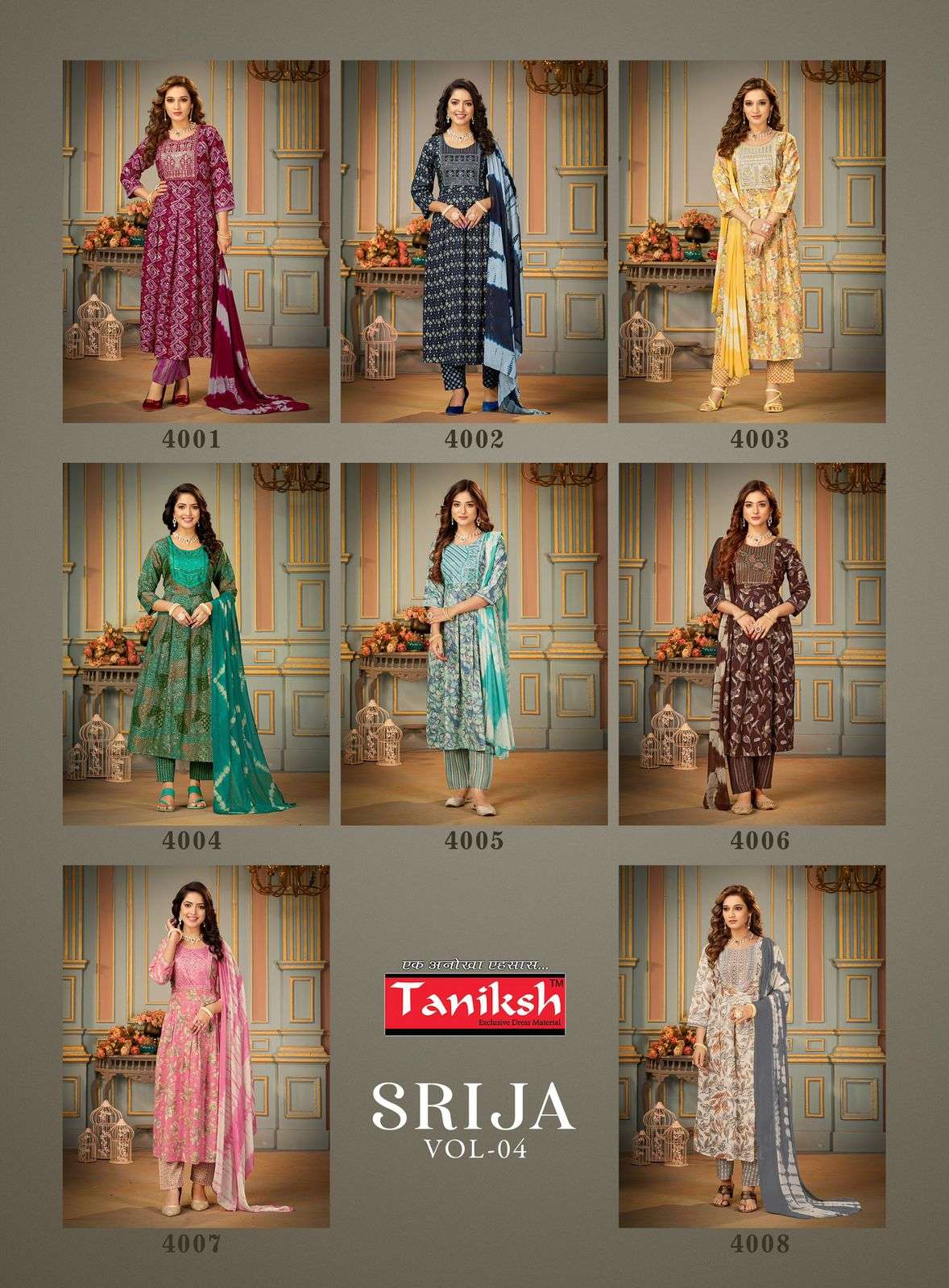 TANIKSH SRIJA VOL 4 Kurti Wholesale catalog