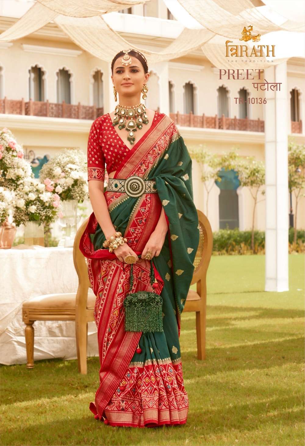 Trirath Preet Patola Sigma Silk Saree Wholesale catalog