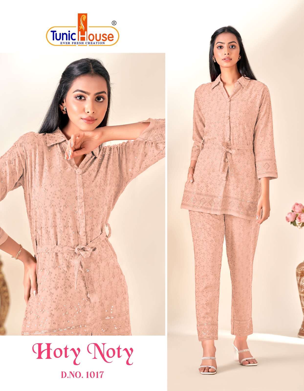 TUNIC HOUSE HOTY NOTY-2 CO-ORD SET Kurti Wholesale catalog
