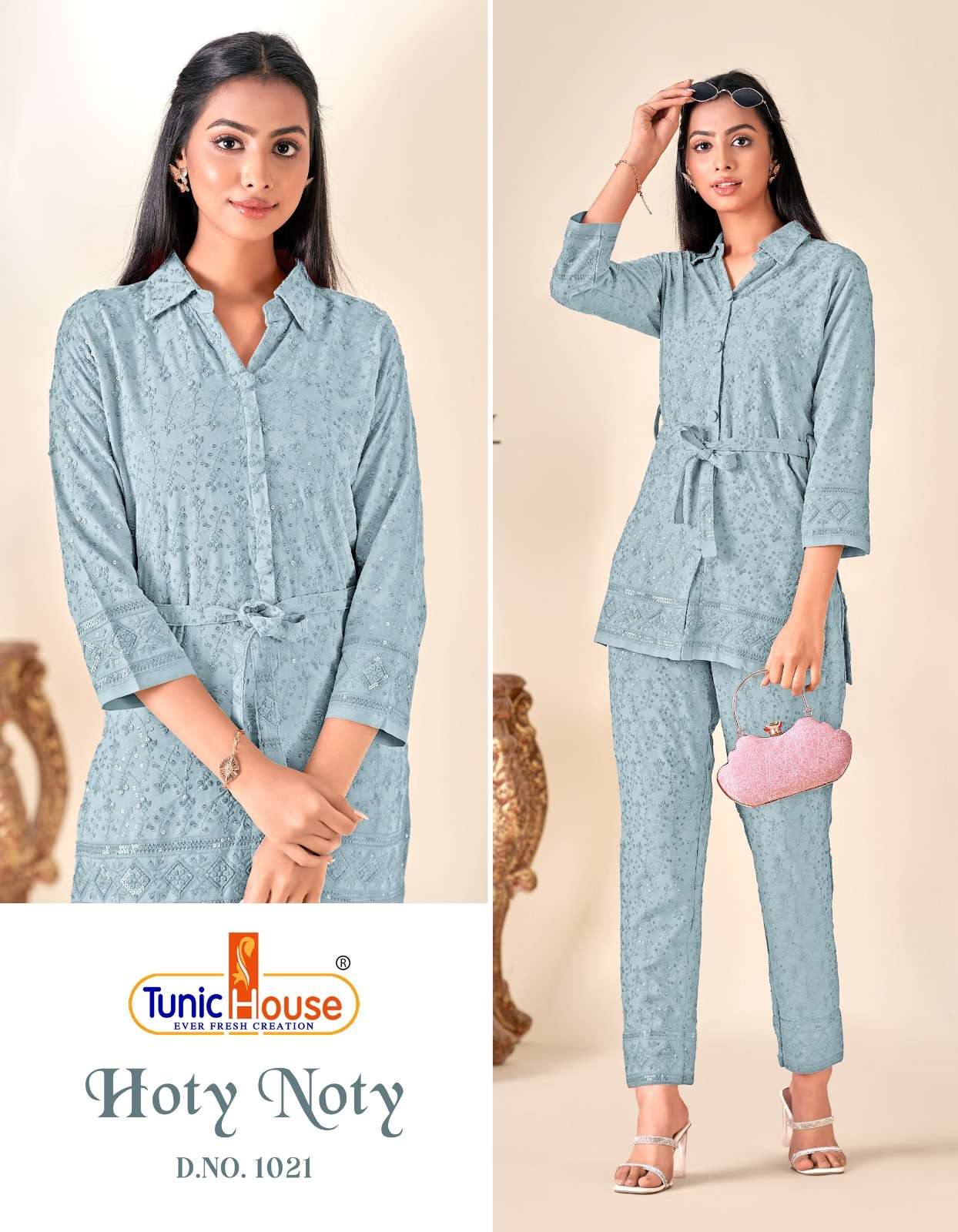 TUNIC HOUSE HOTY NOTY-2 CO-ORD SET Kurti Wholesale catalog