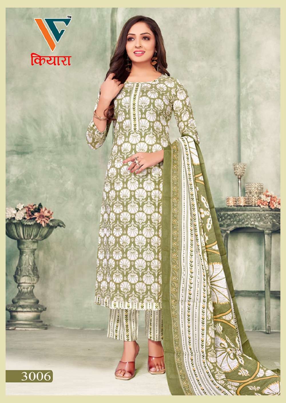 Vandana C Kiara Vol 3 Premium Foli Print Dress Material Wholesale catalog