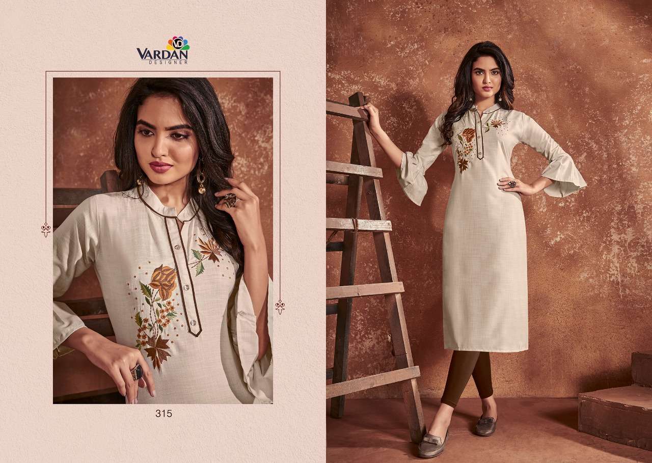 Vardan Designer Cloud Vol-1 Kurti Wholesale catalog
