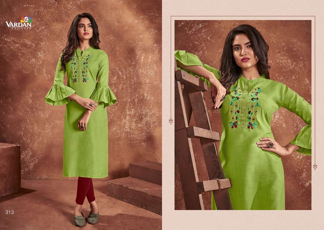 Vardan Designer Cloud Vol-1 Kurti Wholesale catalog