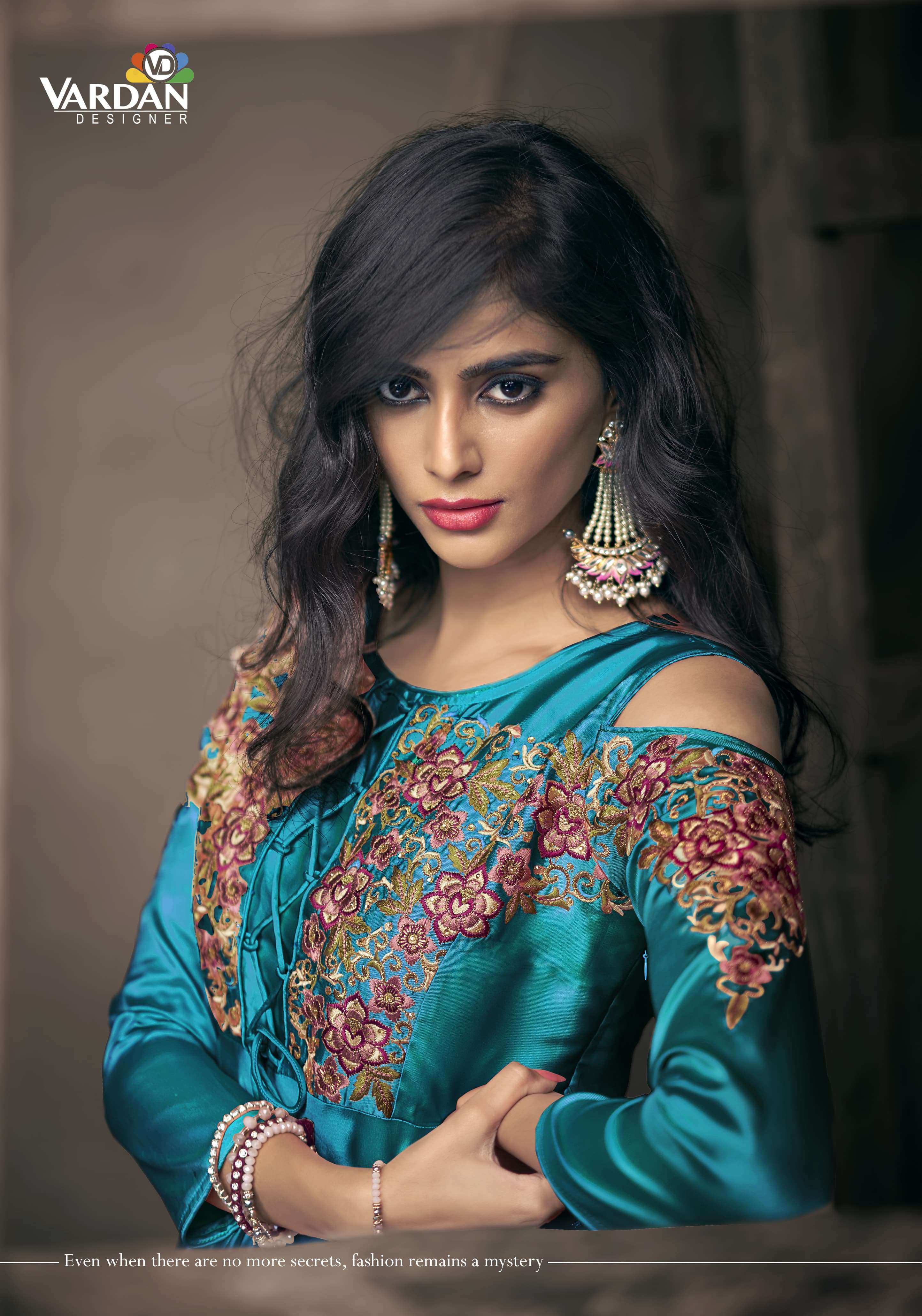 Vardan Designer Navya Vol-10 Gold Kurti Wholesale catalog