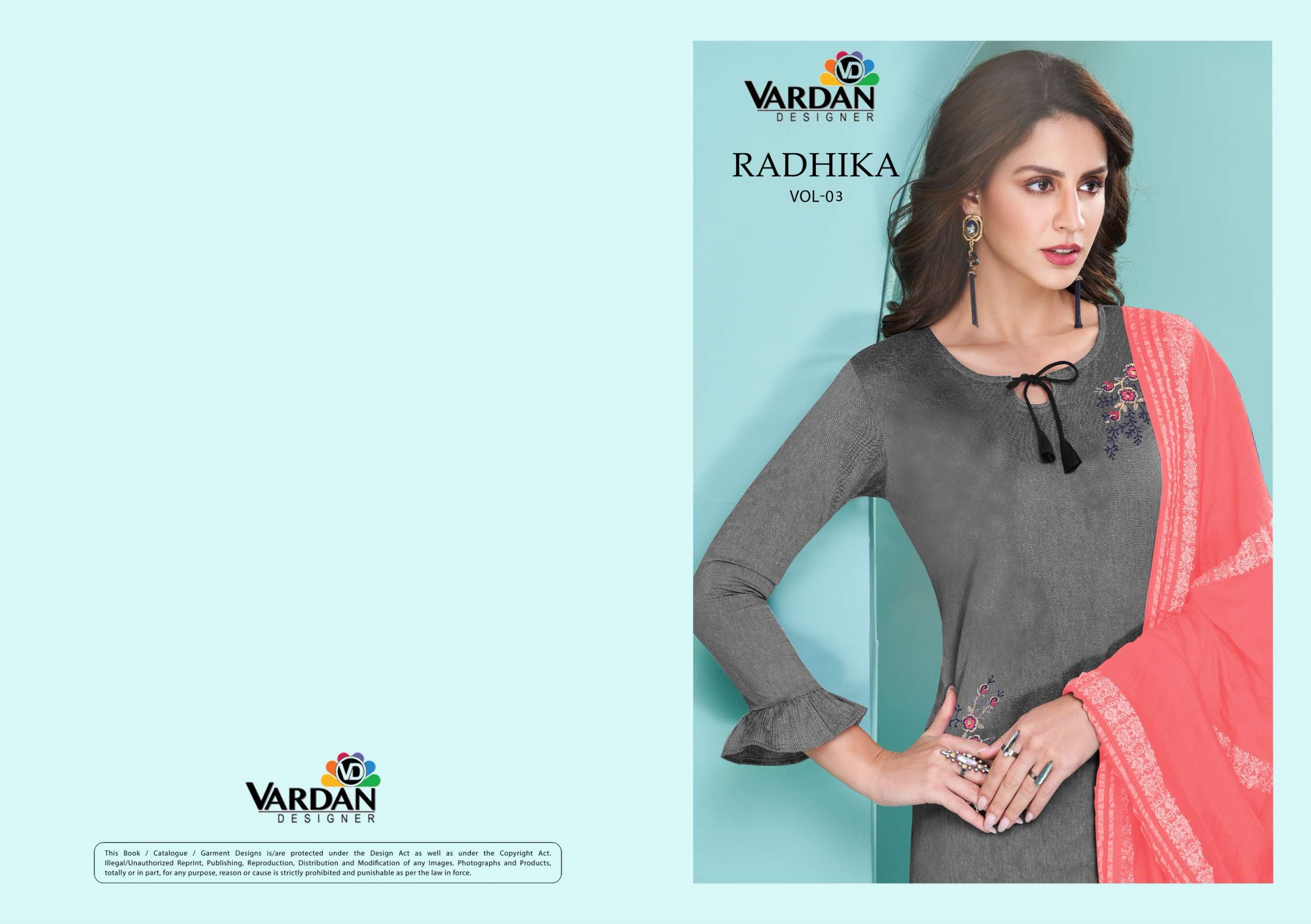 Vardan Designer Radhika Vol -3 Kurti Wholesale catalog