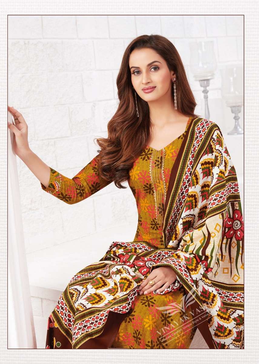Vinayak Vastra Raaj Kanya Vol-1 – Dress Material -Wholesale Catalog