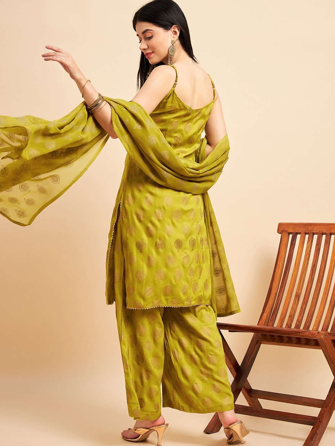 Vishwa 48093 Viscose Rayon Kurti With Bottom Dupatta Wholesale catalog