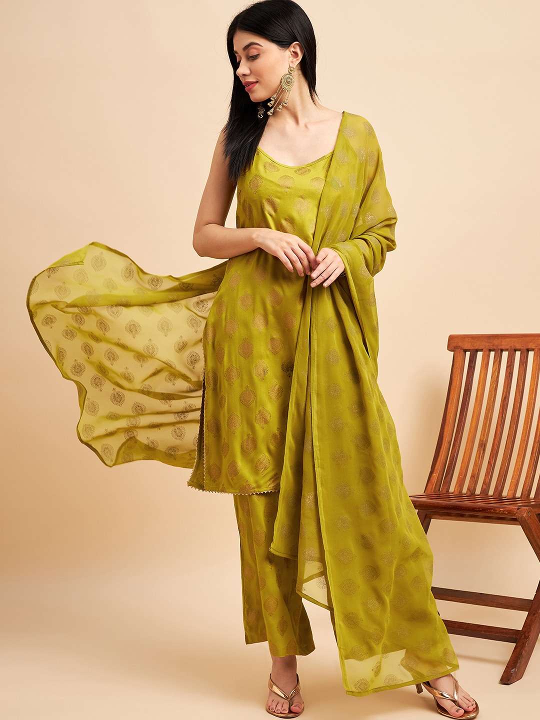 Vishwa 48093 Viscose Rayon Kurti With Bottom Dupatta Wholesale catalog