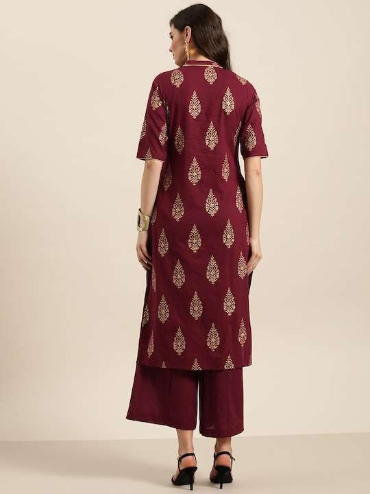 Vishwa 48099 Cotton Printed Kurti With Palazzo Wholesale catalog