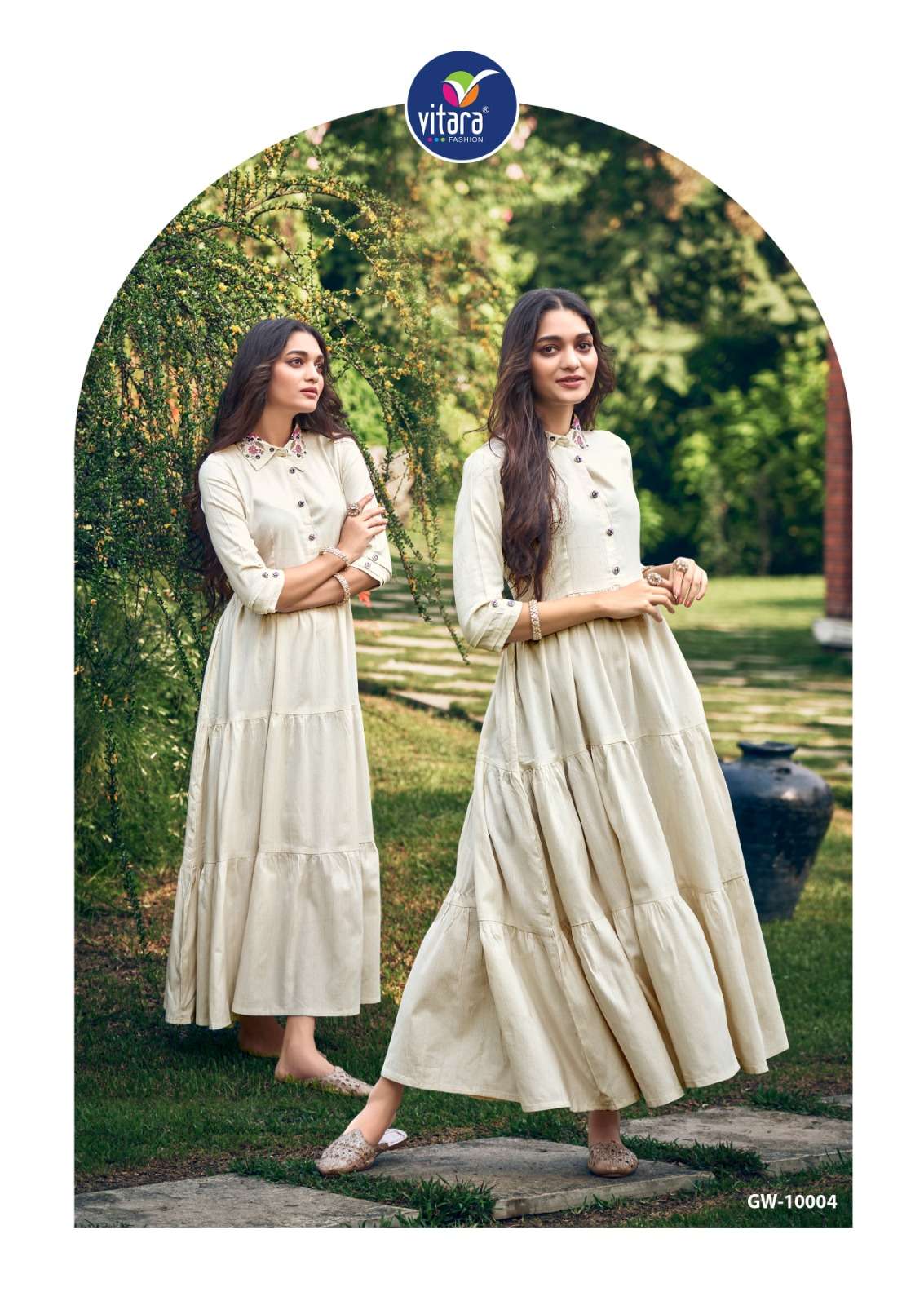 vitara fashion SENTRO cotton weaving fabric Kurti Wholesale catalog