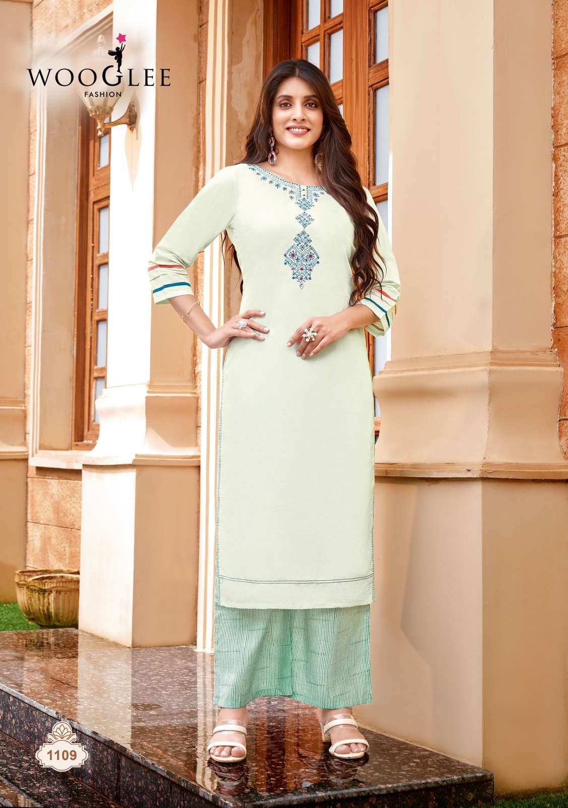 WOOGLEE CELEBRATION VOL 17 Kurti Wholesale catalog