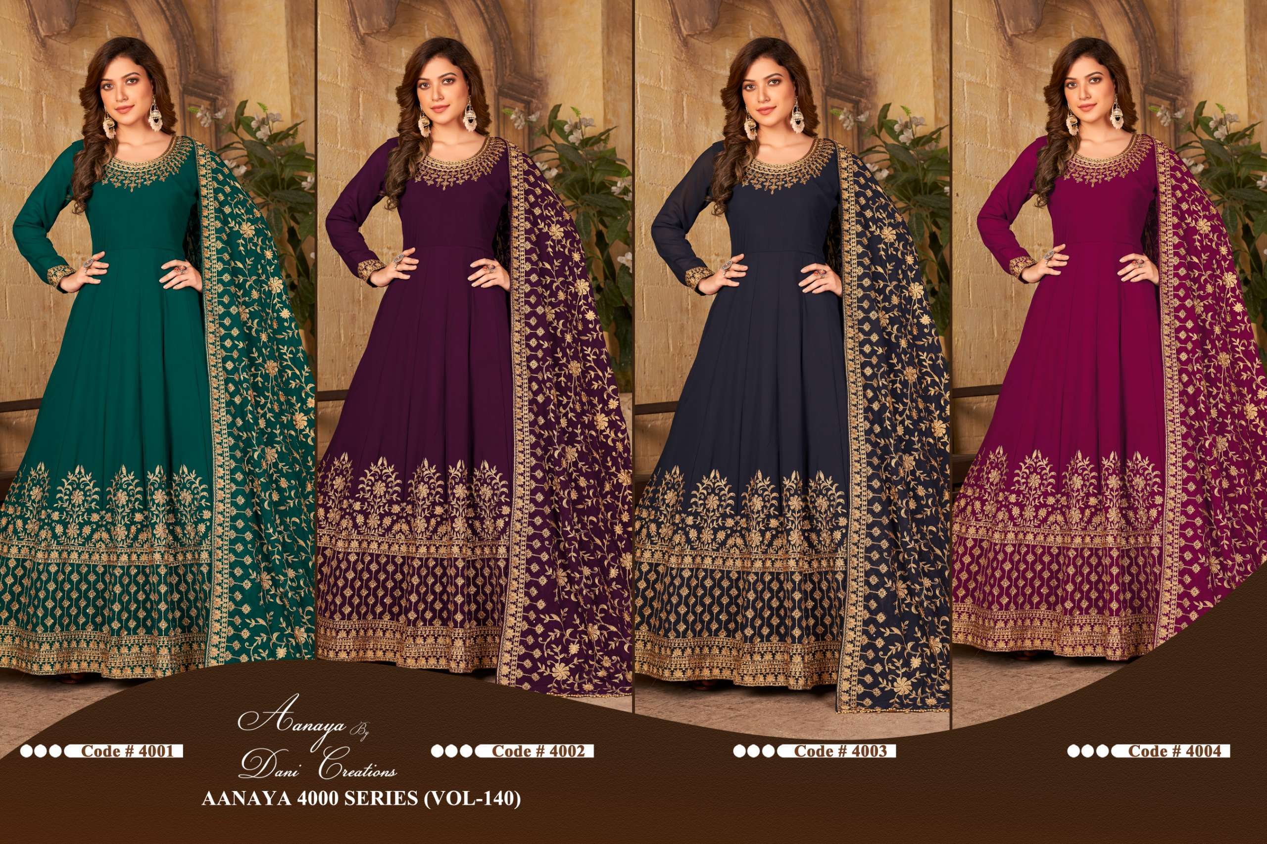 Zulfat Designer Suits Aanaya Vol 140 Salwar Suit Wholesale catalog