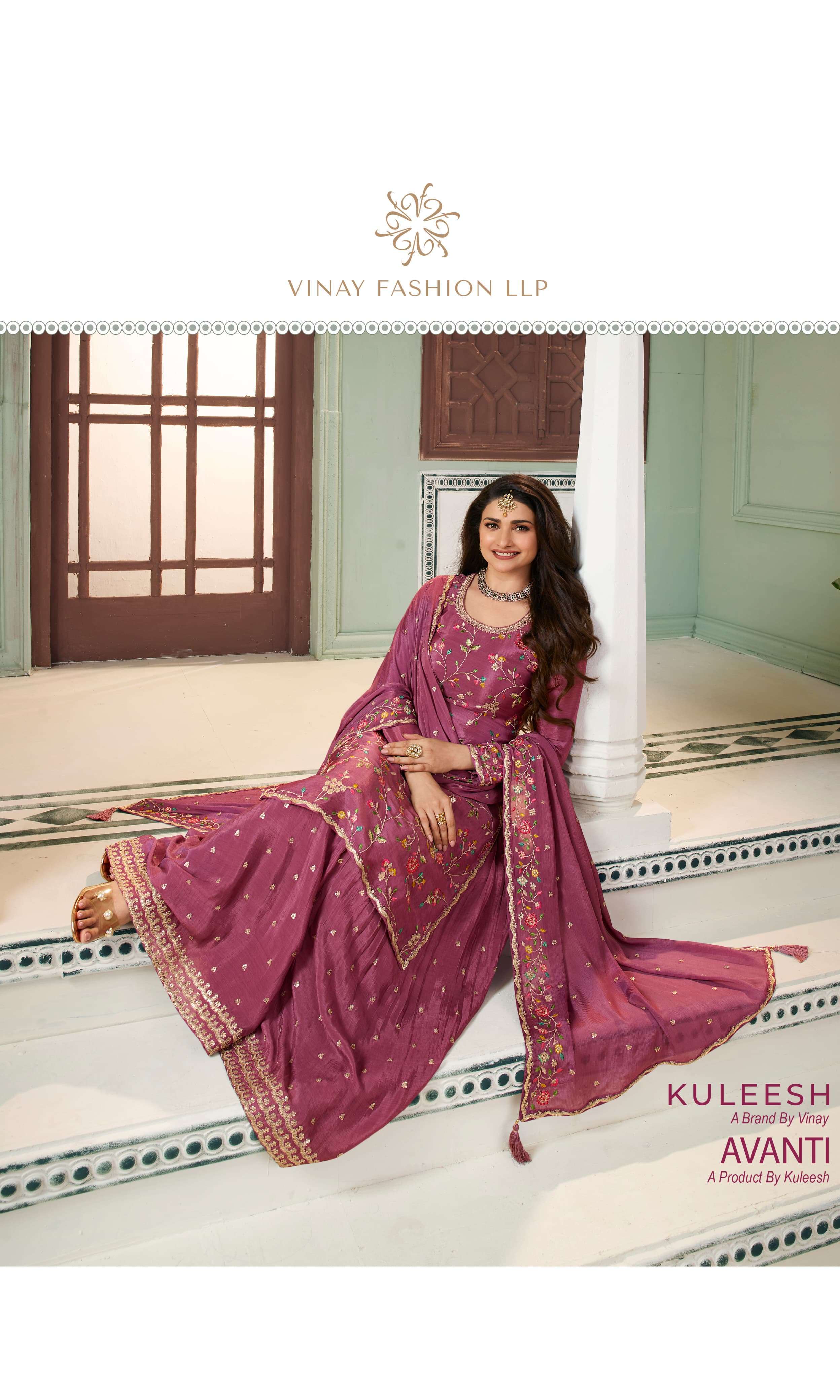 Zulfat Designer Suits Kuleesh Avanti Salwar Suit Wholesale catalog