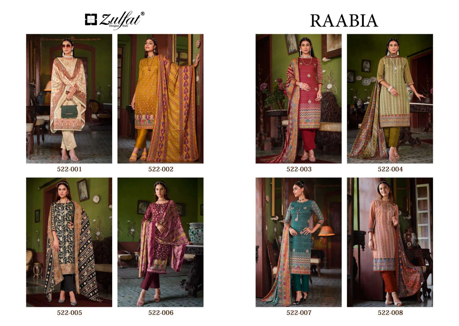 Zulfat Raabia Wool Pashmina Dress Material Wholesale catalog