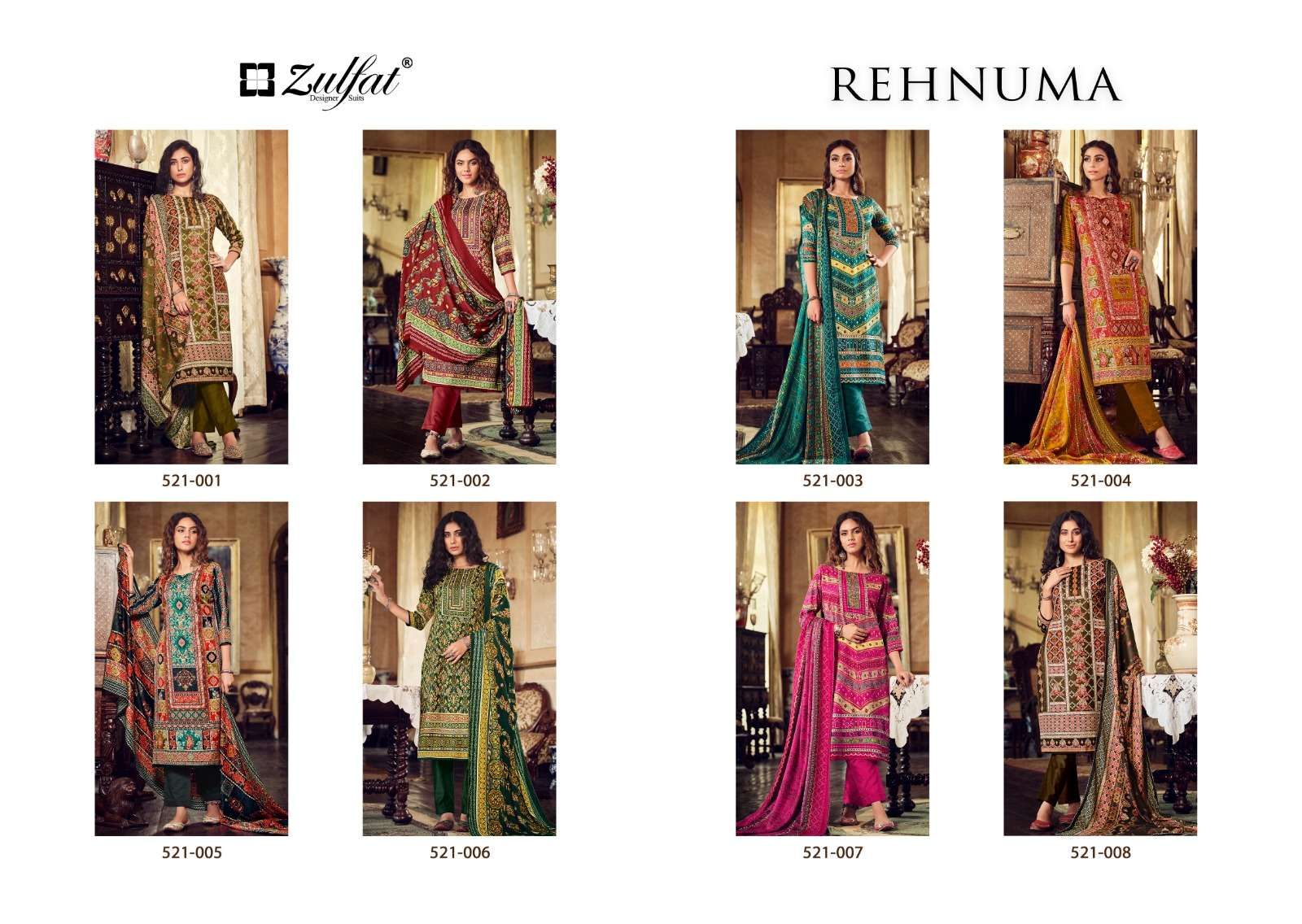Zulfat Rehnuma Wool Pashmina Dress Material Wholesale catalog