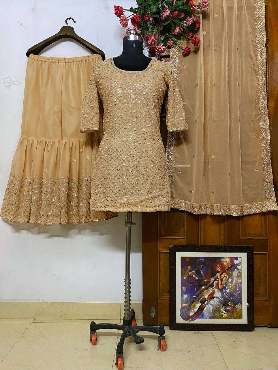 1148 Georgette With Sequence Embroidered Salwar Kameez Wholesale catalog