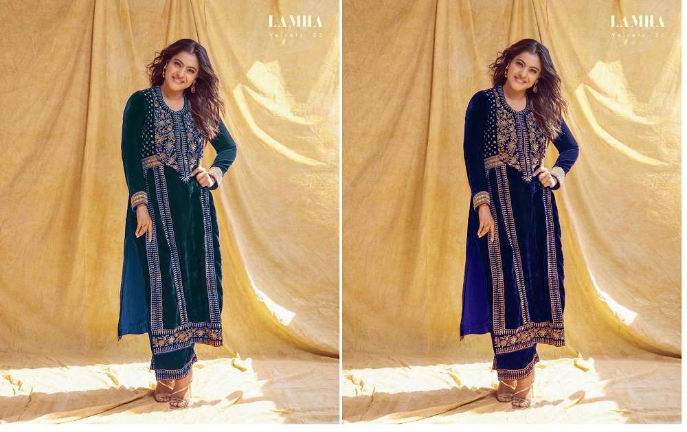 909 Heavy Velvet Zari Embroidered Salwar Kameez Wholesale catalog