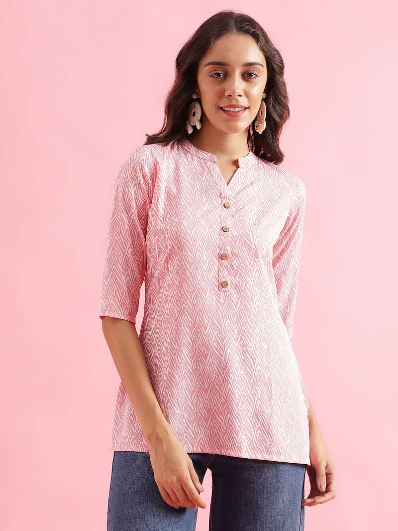 Aakruti Vol 61 Polyster Printed Tunic Top Kurti Wholesale catalog