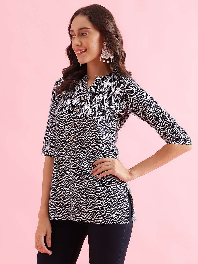 Aakruti Vol 61 Polyster Printed Tunic Top Kurti Wholesale catalog
