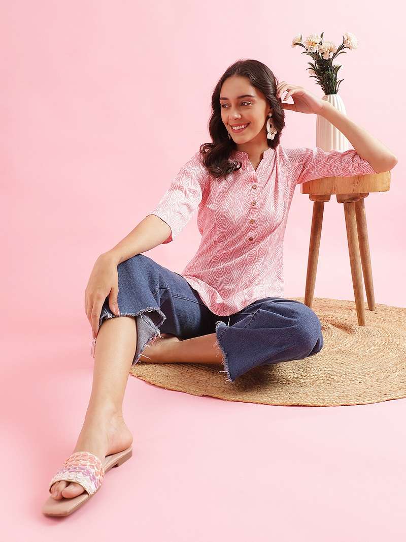 Aakruti Vol 61 Polyster Printed Tunic Top Kurti Wholesale catalog