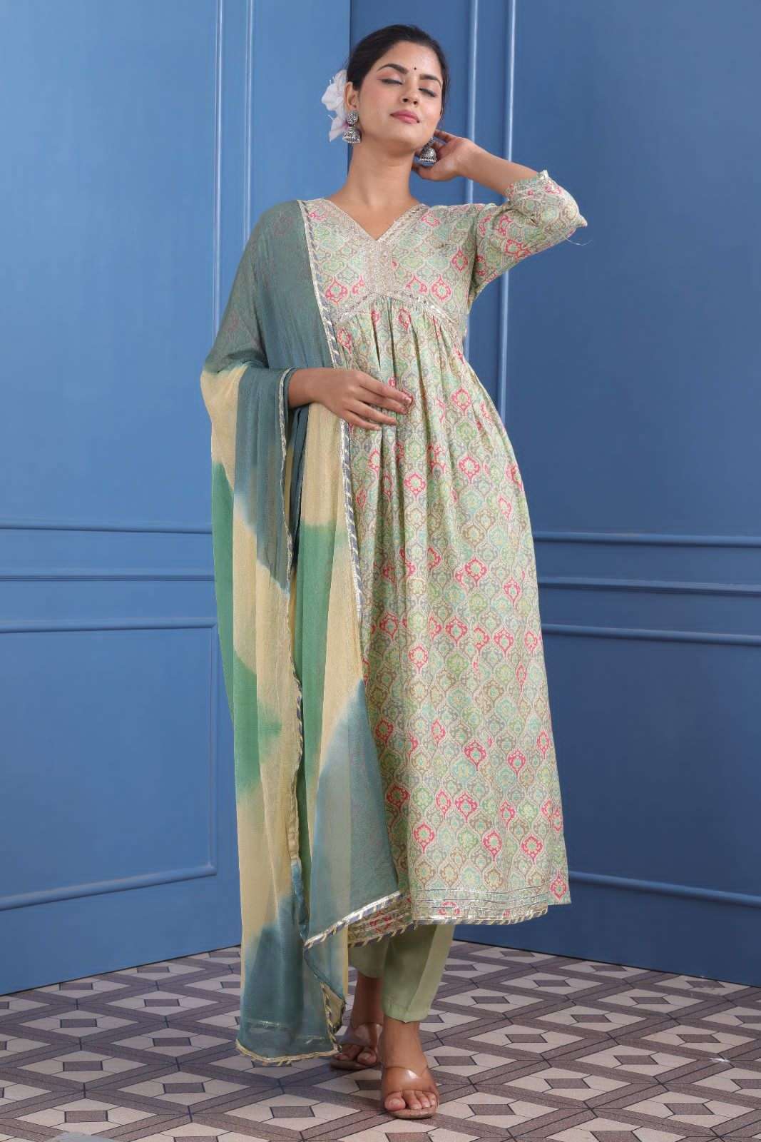 Aalia Vol 11 Muslin Foil Print Kurti Wholesale catalog