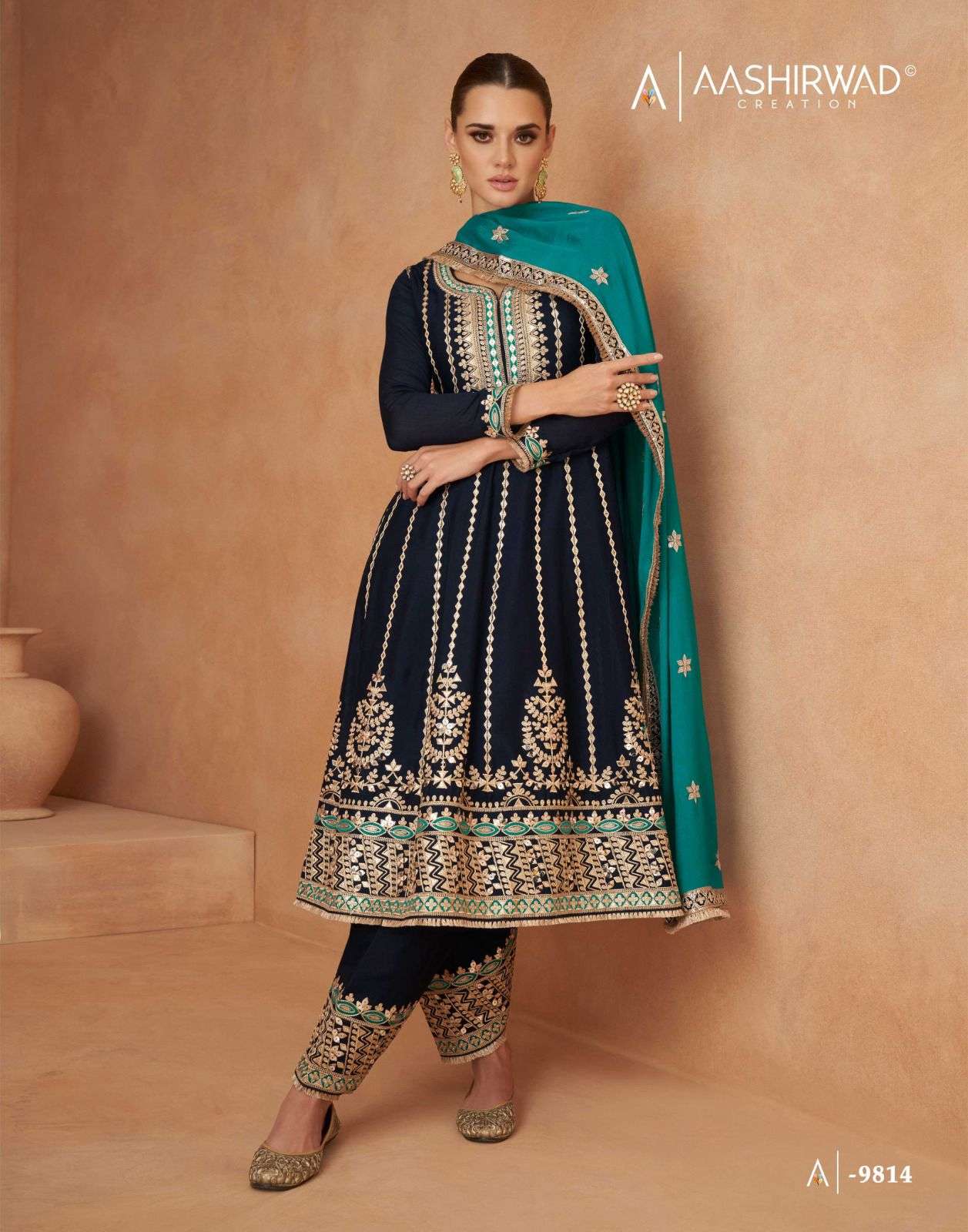 Aashirwad Gulkand Veeda Designer Salwar Kameez Wholesale catalog