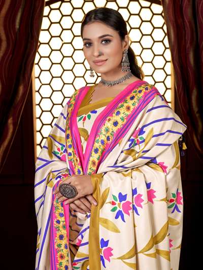 Aayaa Pashmina Vol 1 Winter Pashmina Saree Wholesale catalog