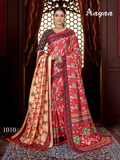 Aayaa Pashmina Vol 1 Winter Pashmina Saree Wholesale catalog