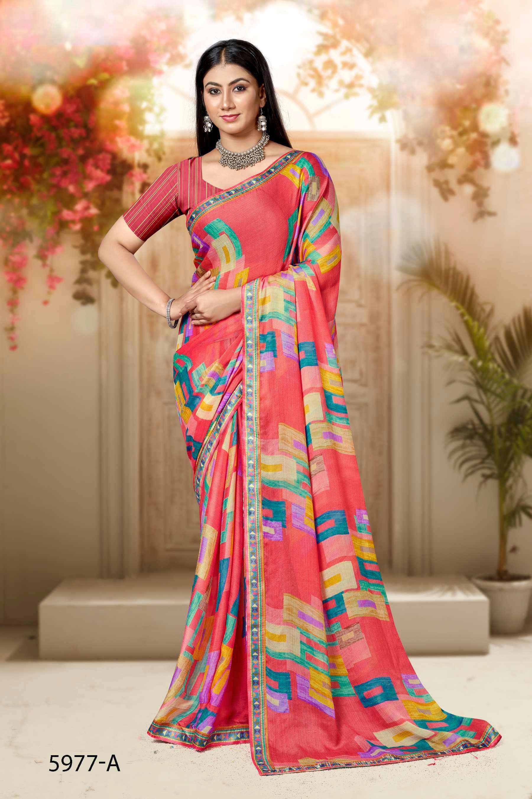 AJANTA SAREE CATALOG BY INDER SILK DESIGNER SAREE Wholesale catalog