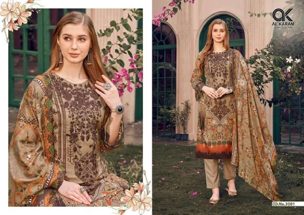 Al Karam Firdous Vol-3 -Dress Material -Wholesale Catalog