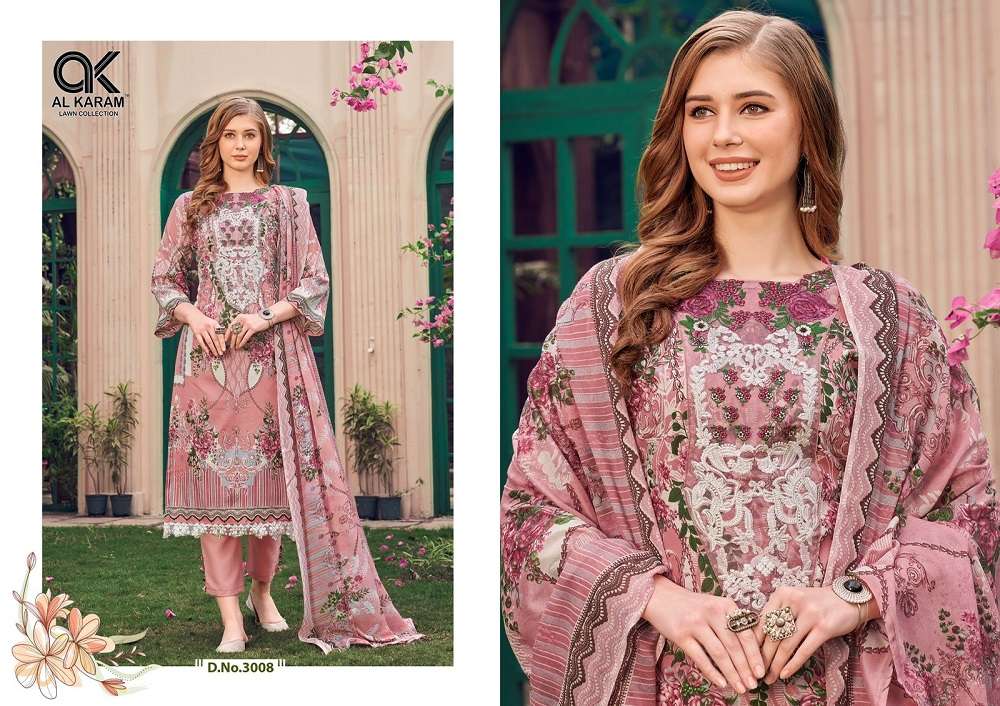 Al Karam Firdous Vol-3 -Dress Material -Wholesale Catalog