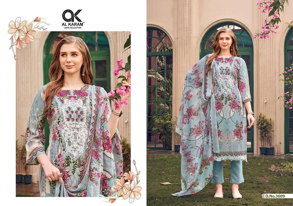 Al Karam Firdous Vol-3 -Dress Material -Wholesale Catalog