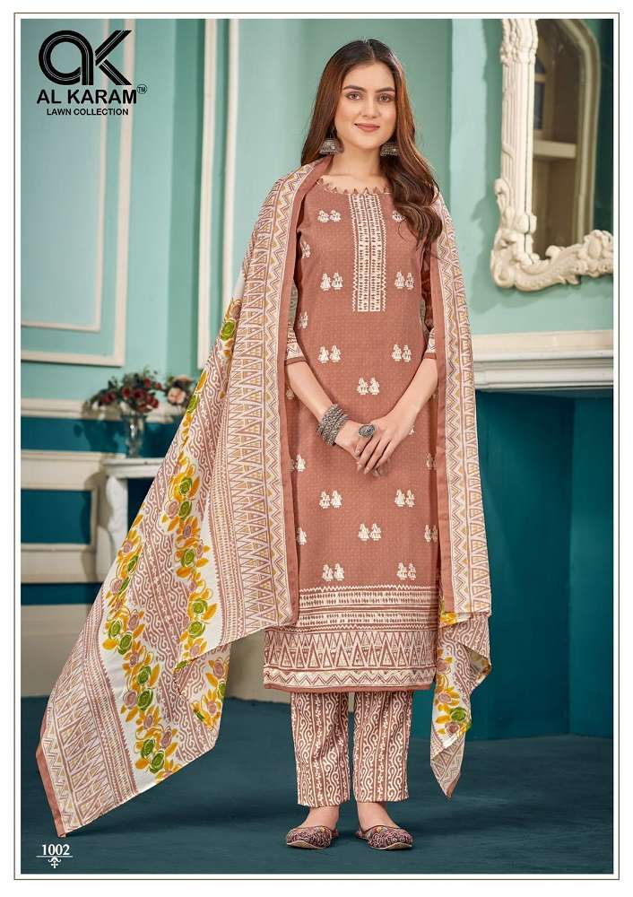 Al Karam Zulekha -Dress Material -Wholesale Catalog