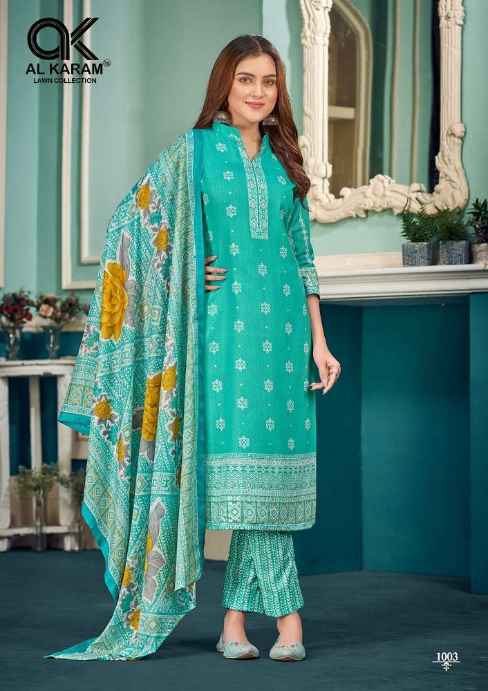 Al Karam Zulekha -Dress Material -Wholesale Catalog