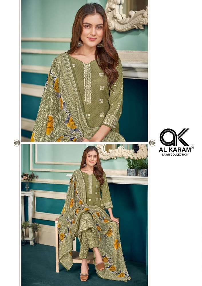 Al Karam Zulekha -Dress Material -Wholesale Catalog