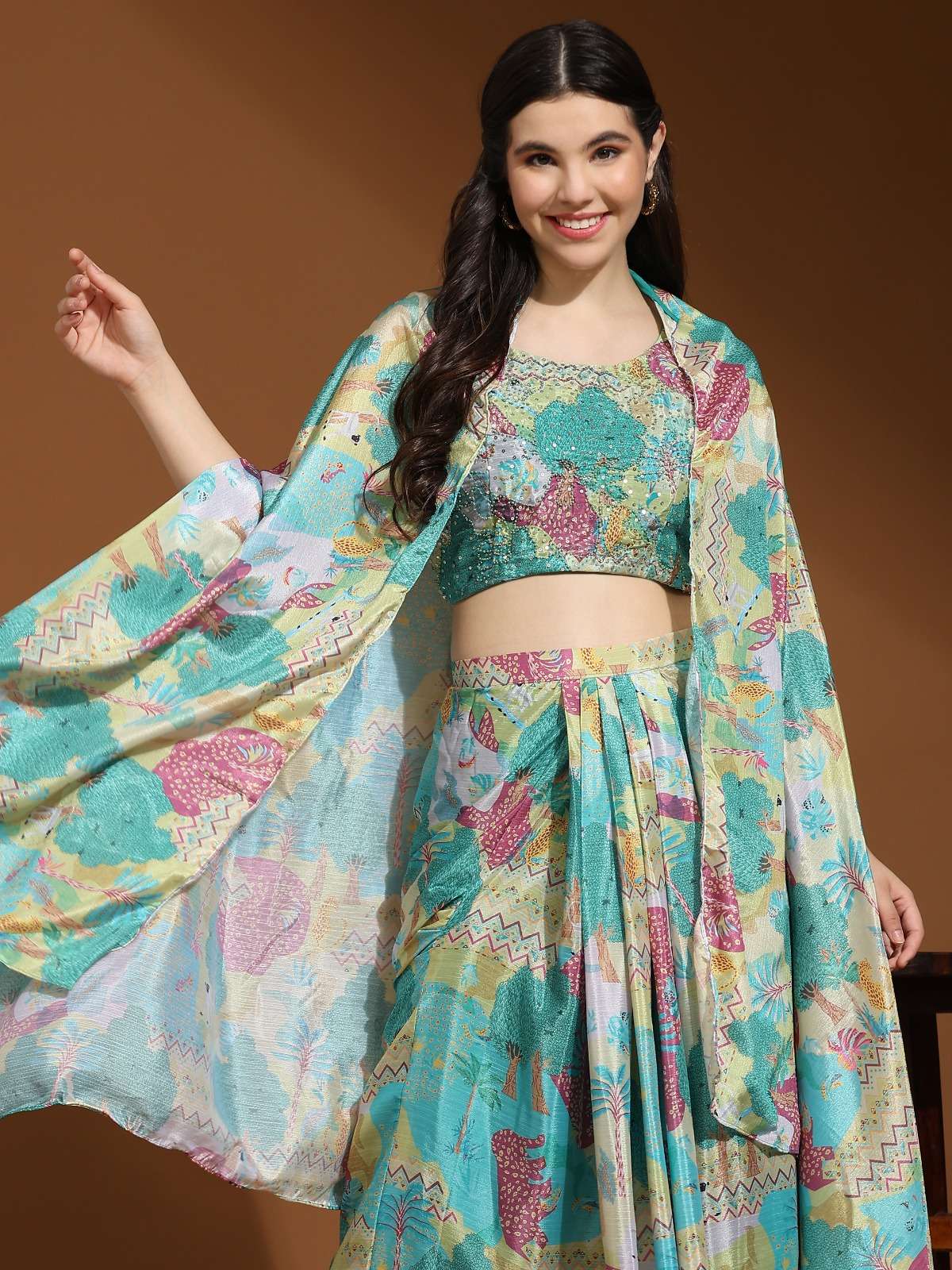 Amoha Trendz C342 Stylish Ready Made Indo Western Wholesale catalog