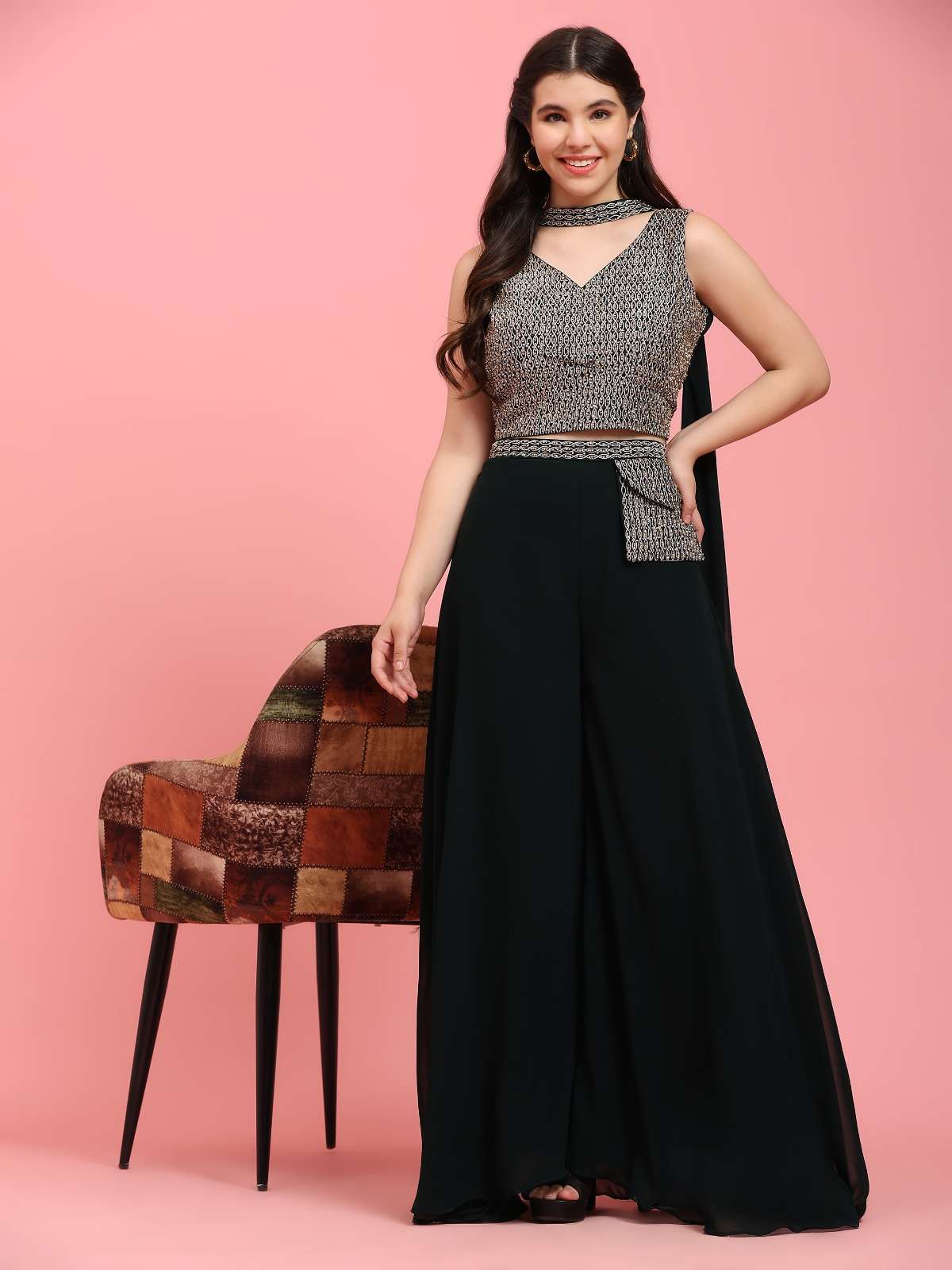 Amoha Trendz Krc321 Fancy Designer Crop Top Kurti Wholesale catalog