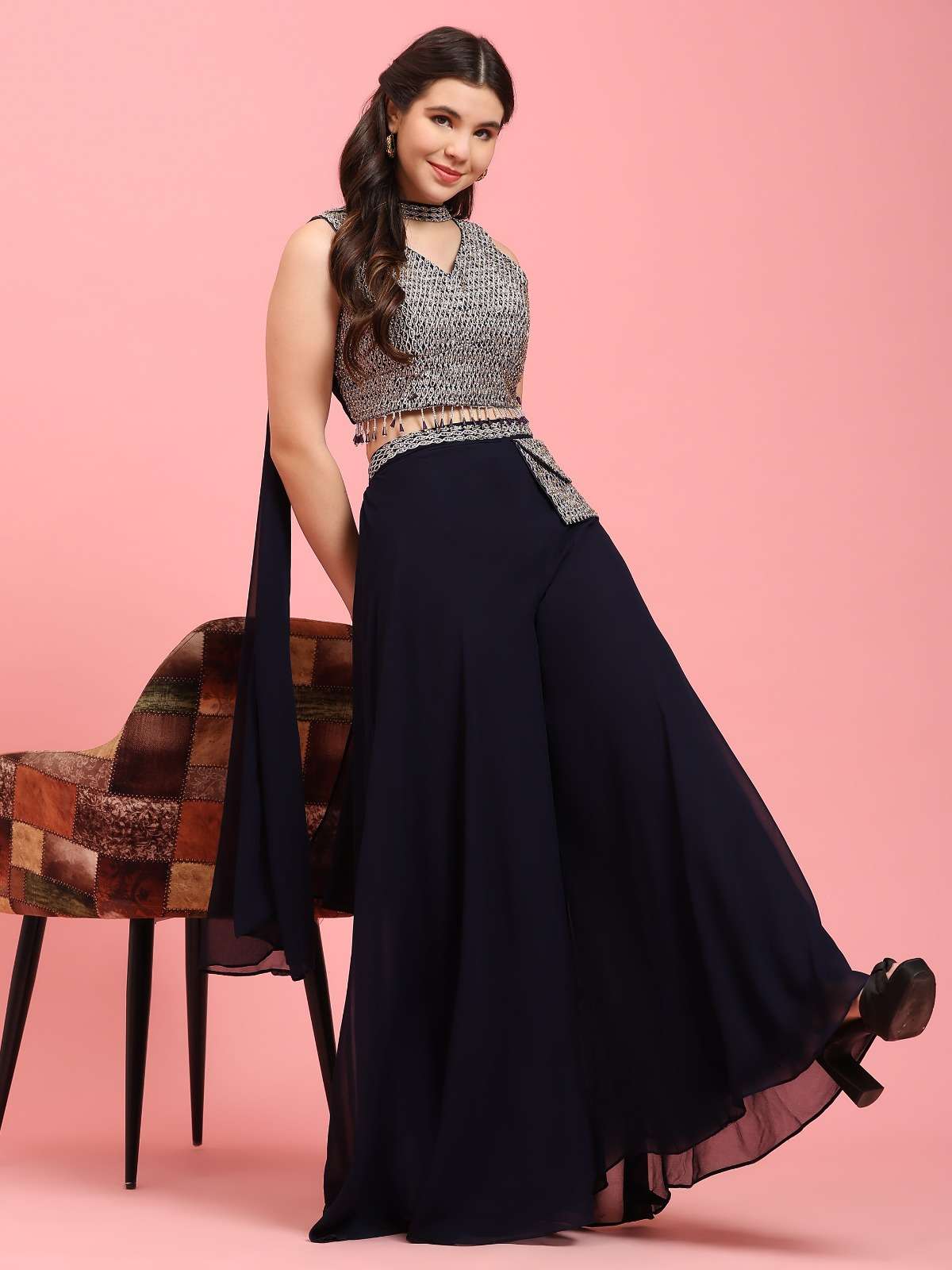 Amoha Trendz Krc321 Fancy Designer Crop Top Kurti Wholesale catalog