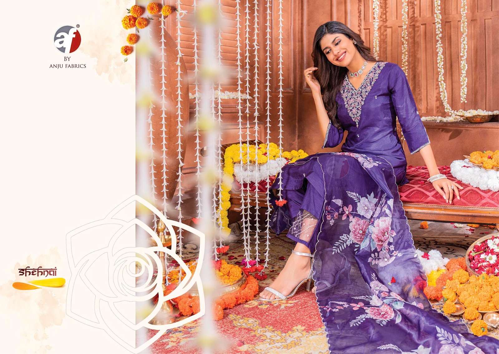 Anju Fabrics Shehnai vol -6 Kurti Wholesale catalog