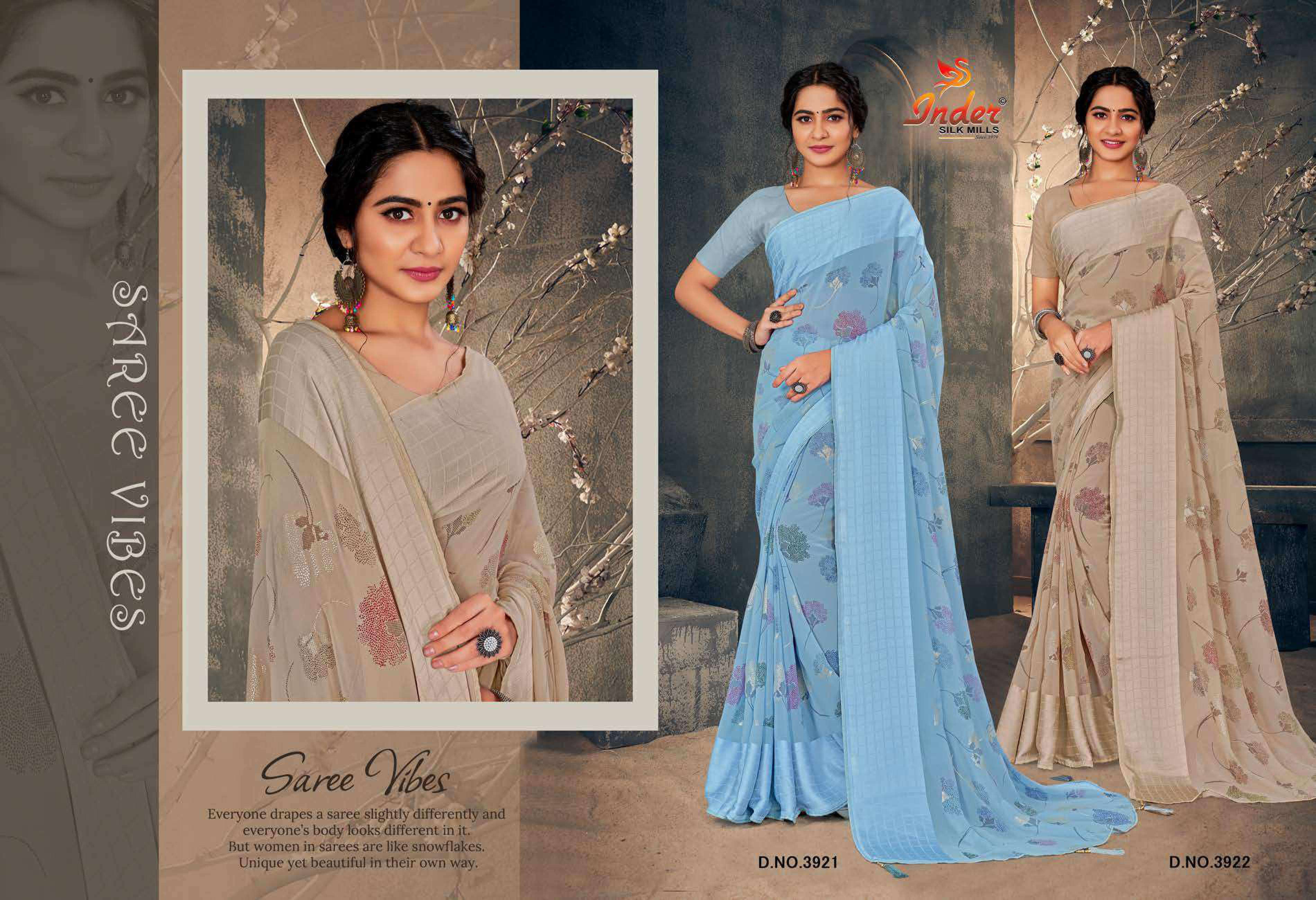 ANTRA BY INDERSILK LAW RANGE SAREE Wholesale catalog