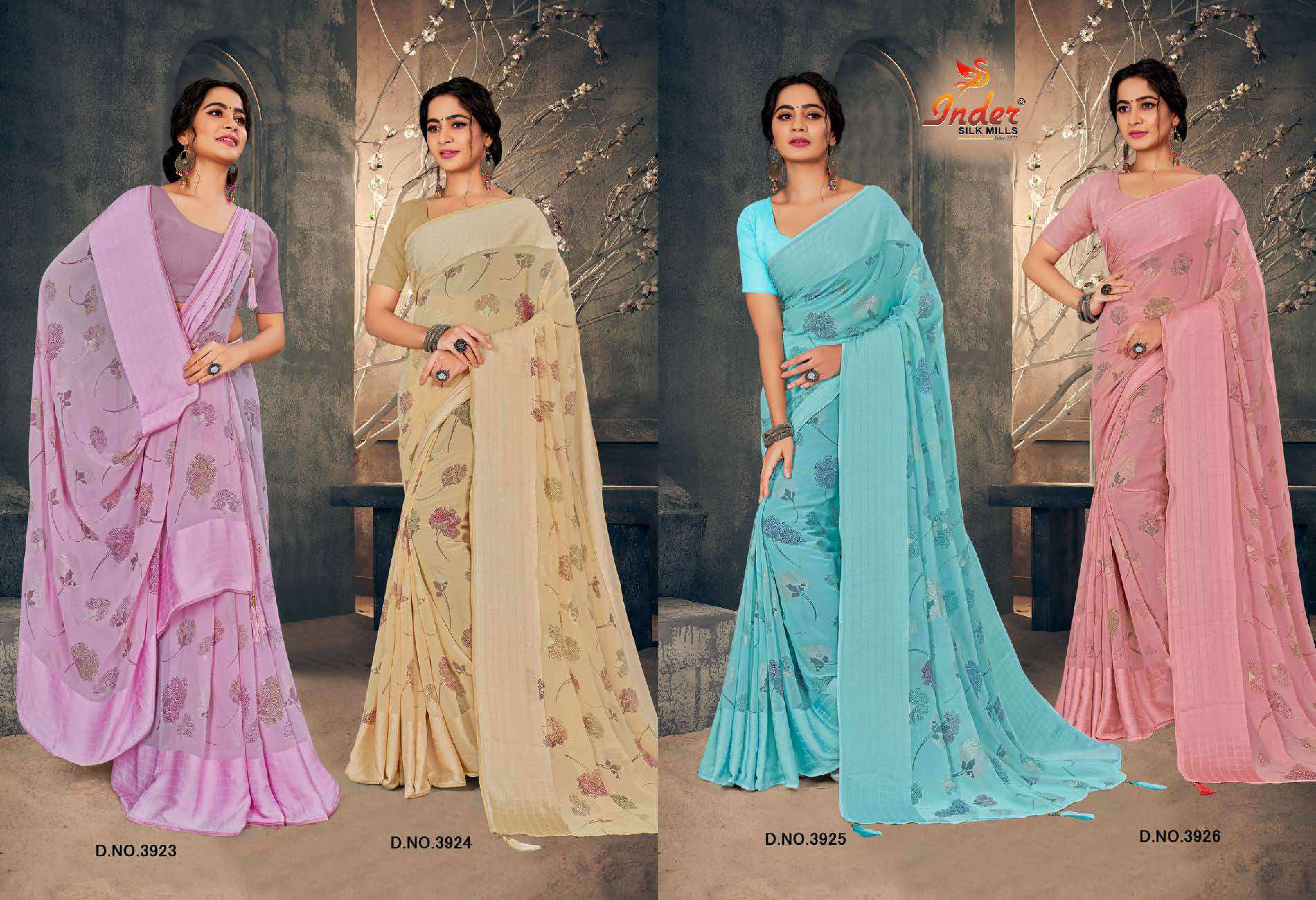 ANTRA BY INDERSILK LAW RANGE SAREE Wholesale catalog